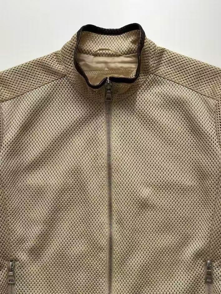 Prada Technical Mesh Moto Jacket