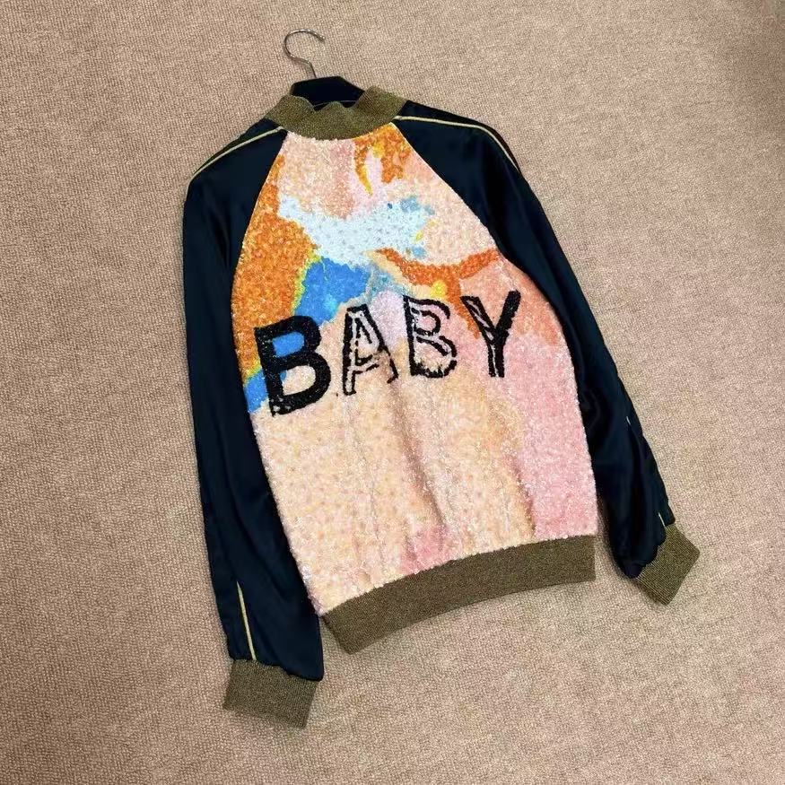 Saint Laurent 16SS Sequin Silk Jacker
