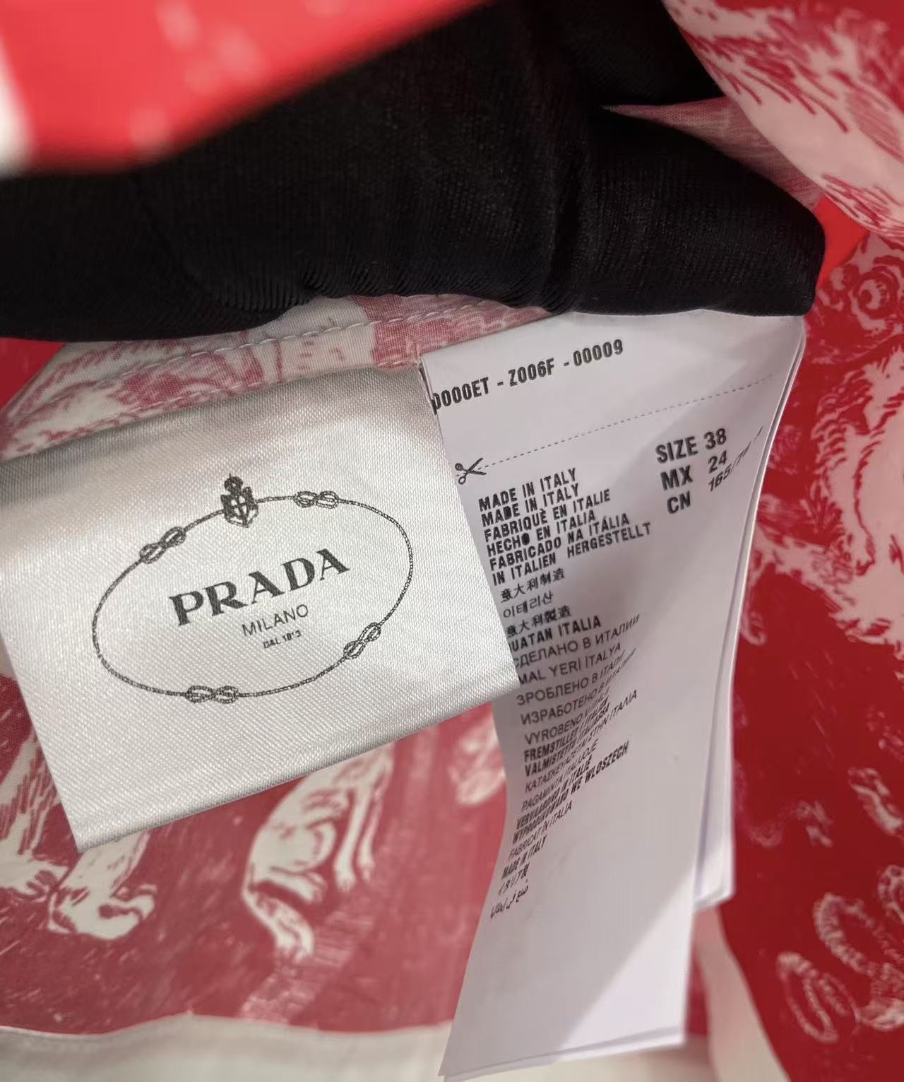 Prada 16aw Survival Utopia Shirt