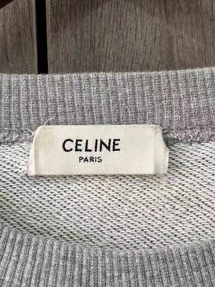 Celine Camouflage Sleeve Sweathshirt