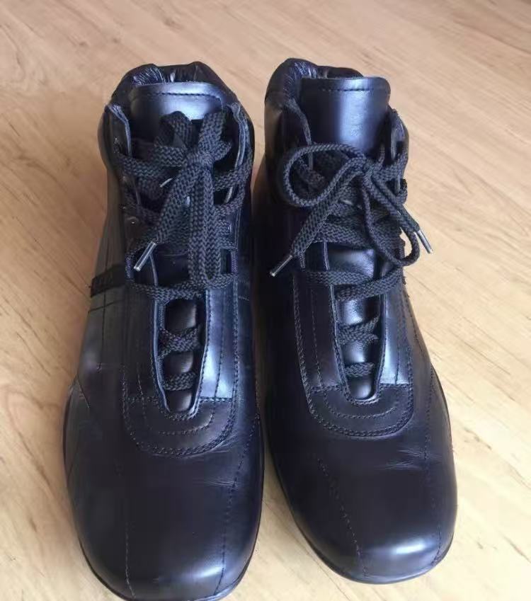 Prada Sports High Top Leather Sneakers