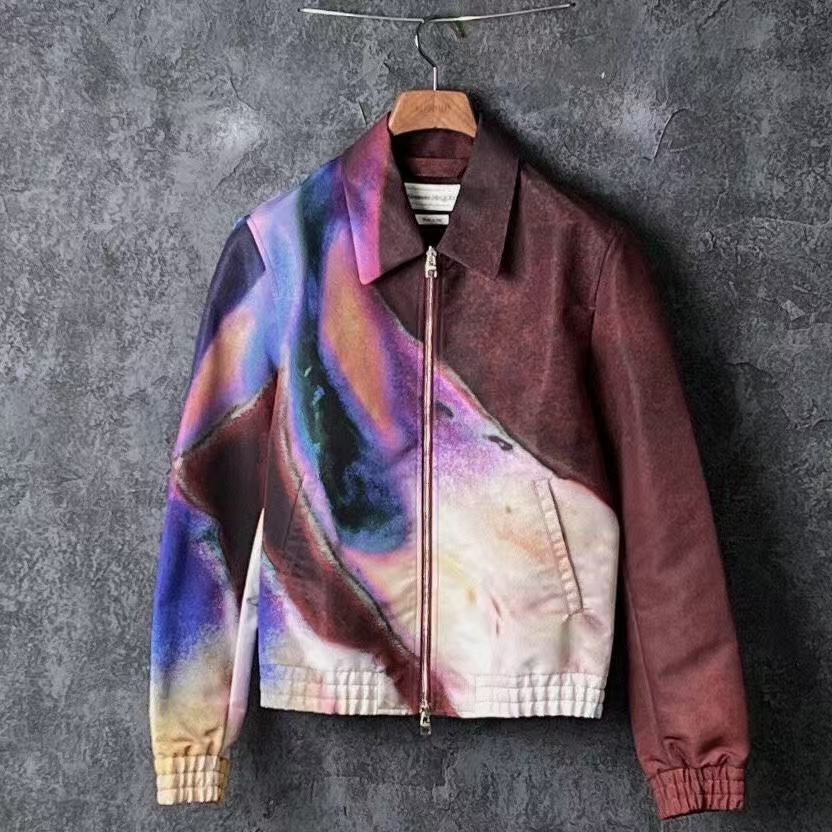 Alexander Mcqueen 23FW Luminous Flower Blouson Jacket