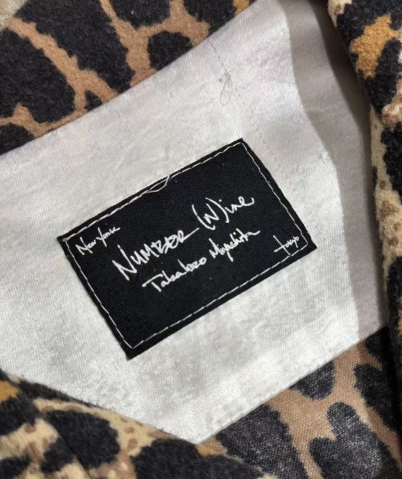Number Nine 03AW Leopard Print Shirt