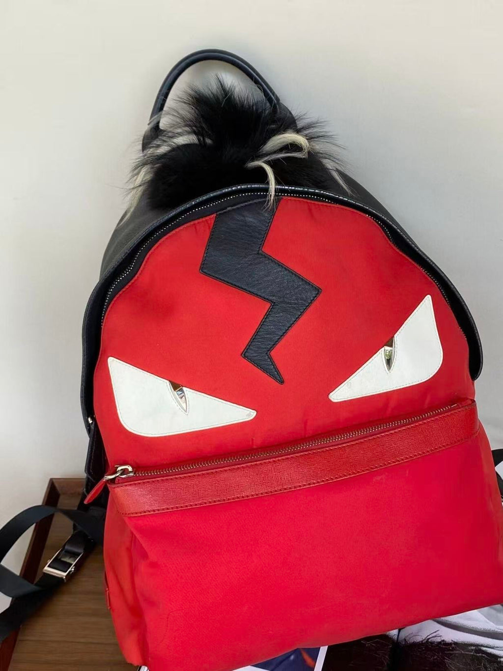 Fendi Monster Nylon Backpack