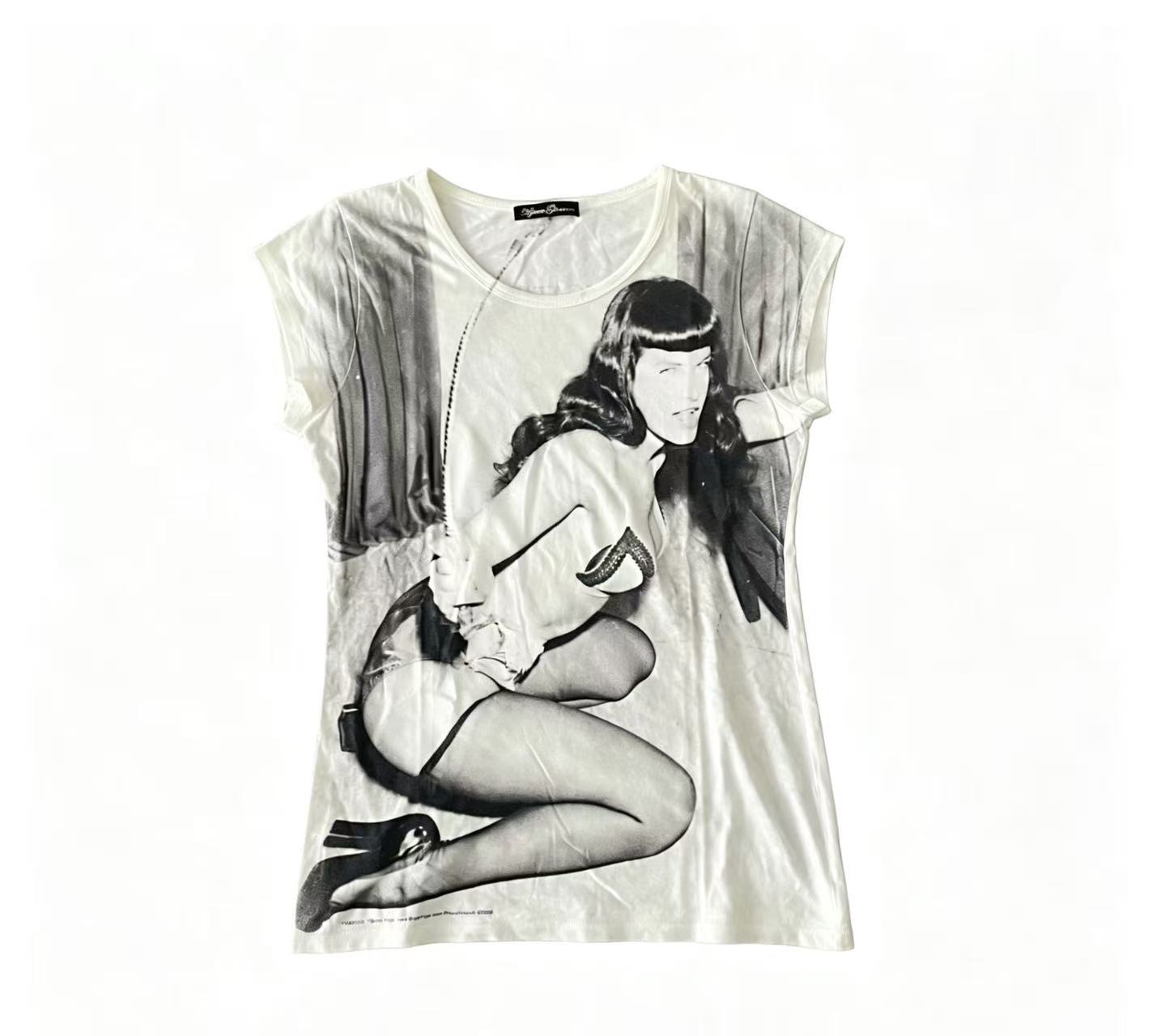 hysteric glamour bettie page photo tee