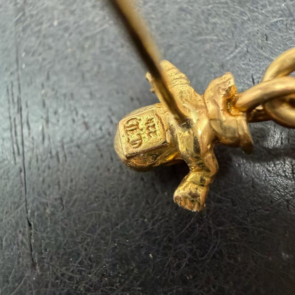 Chrome Hearts 22k Gold Foti Ear Pendant