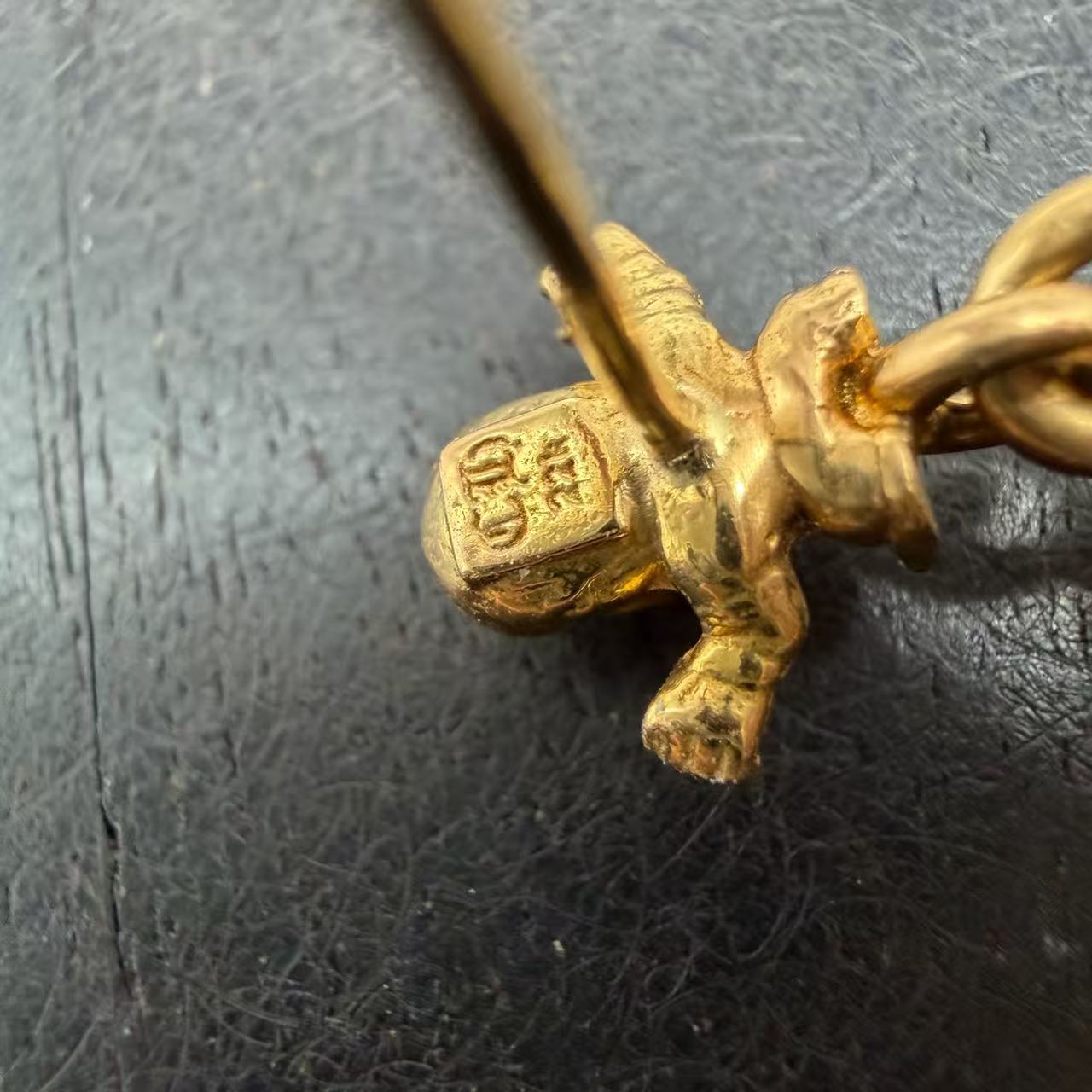 Chrome Hearts 22k Gold Foti Ear Pendant