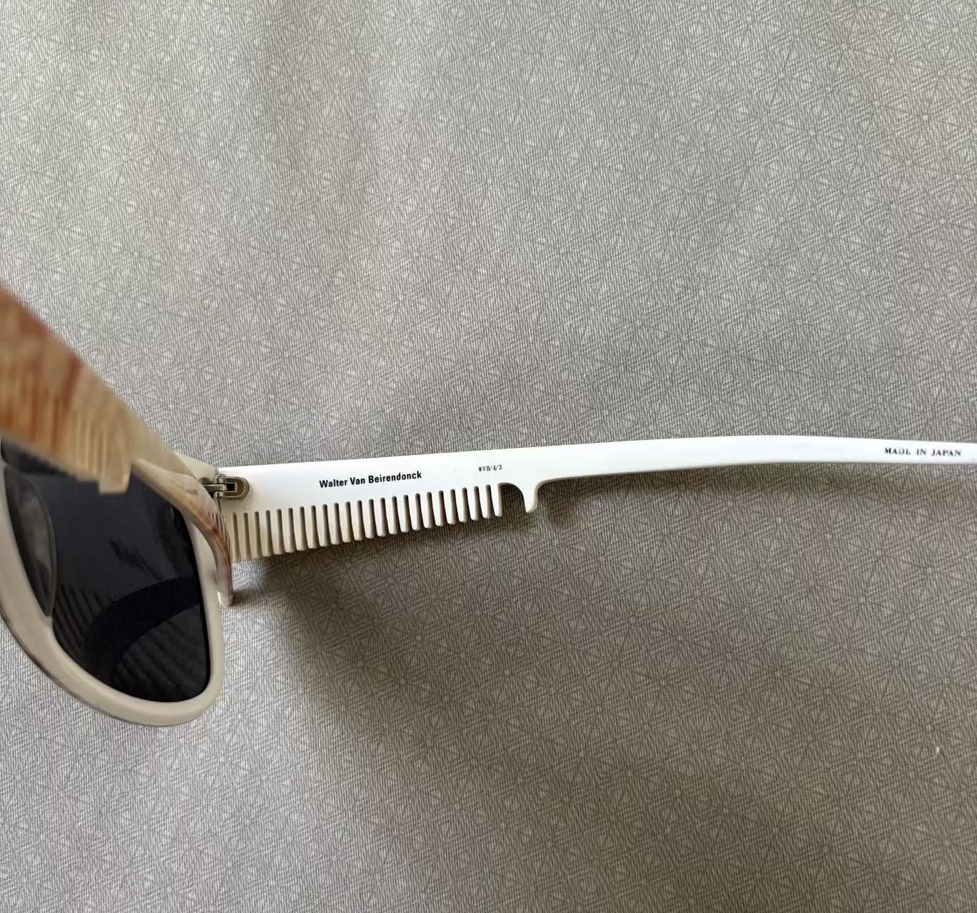 Walter Van Beirendonck Linda Farrow Comb Sunglasses