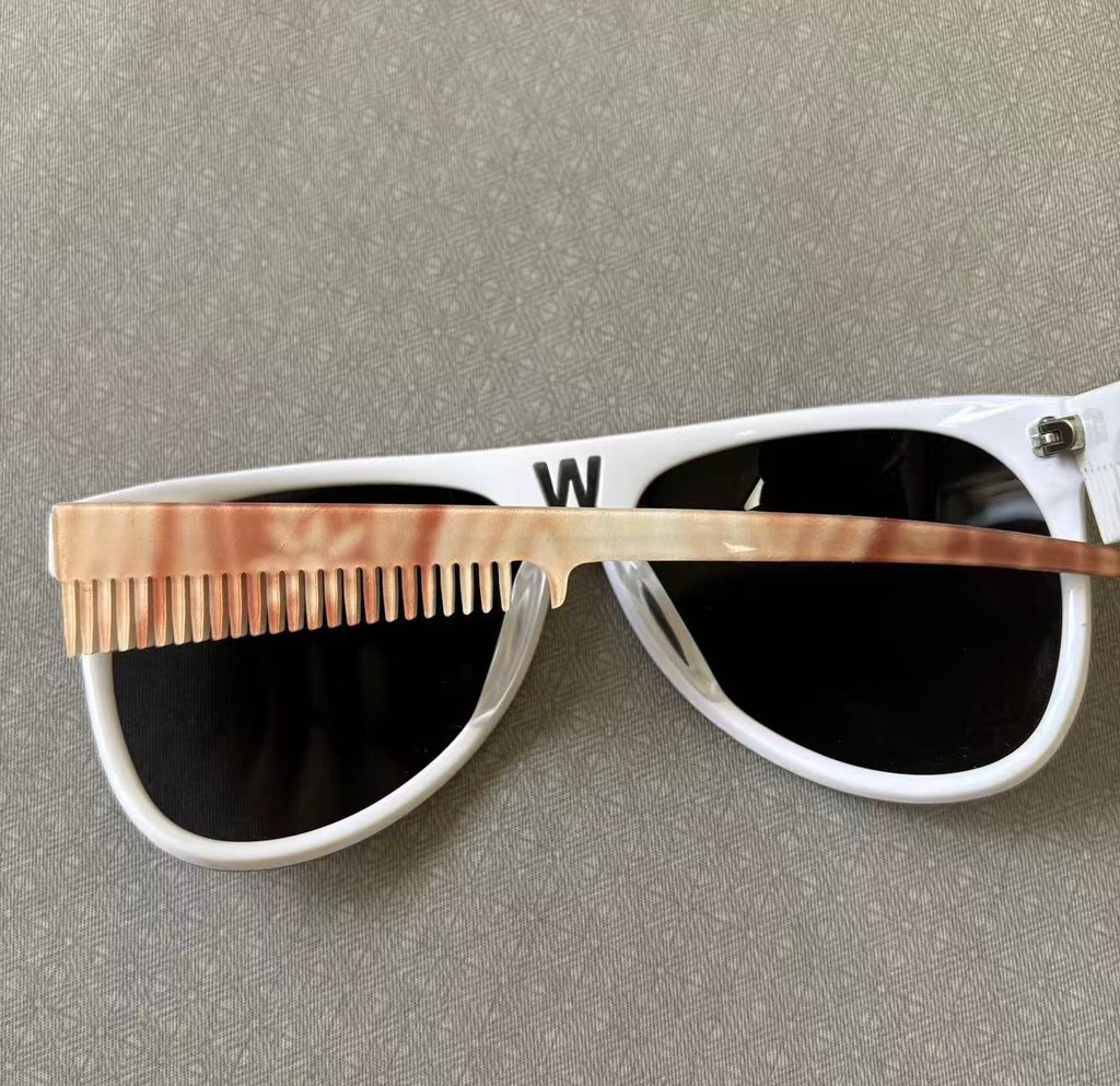 Walter Van Beirendonck Linda Farrow Comb Sunglasses