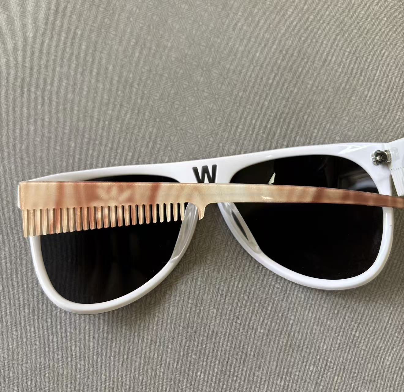 Walter Van Beirendonck Linda Farrow Comb Sunglasses