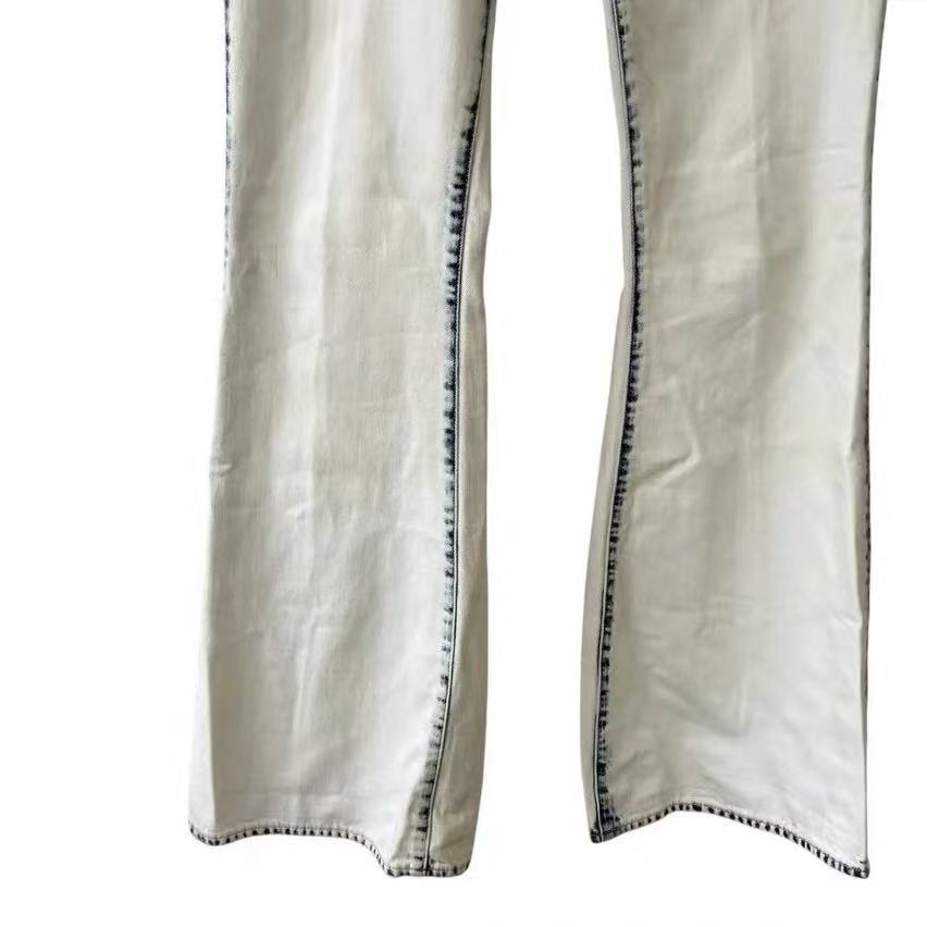 Junya Watanabe Acid Wash Flare Jeans