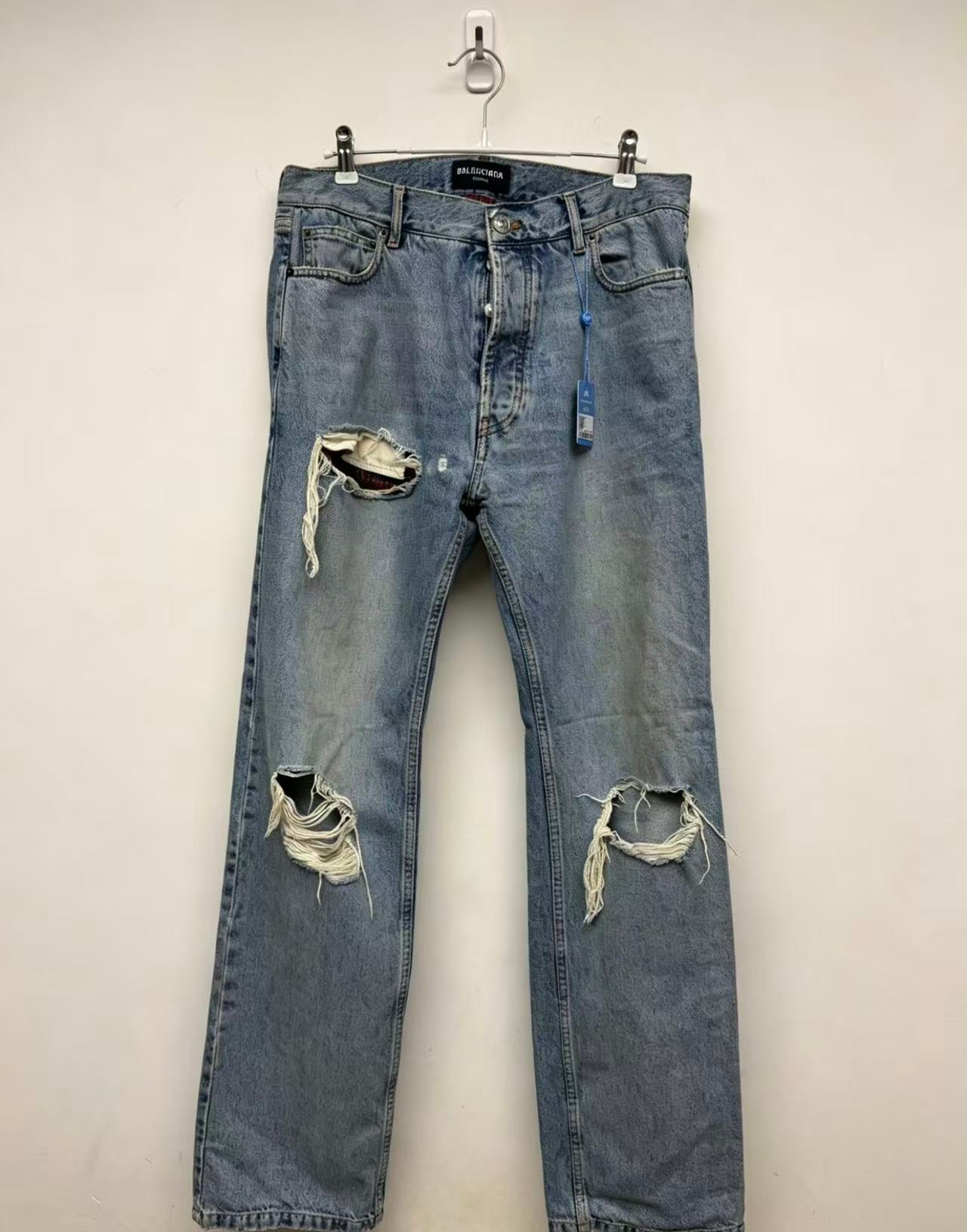 Balenciaga FW21 Destroyed Normal Jeans