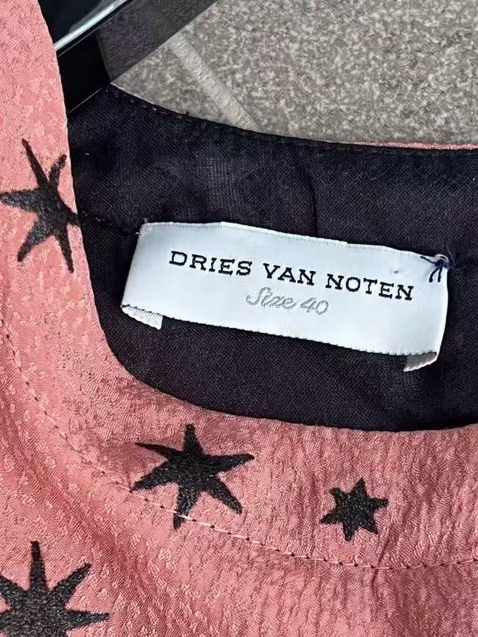 Dries Van Noten Star Motif Tank Top