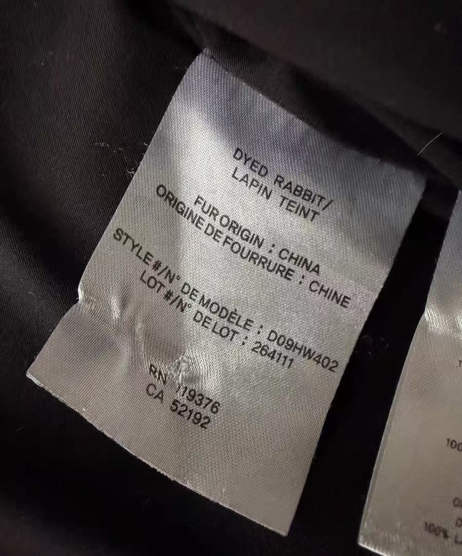 Helmut Lang Rabbit Fur Bomber Jacket
