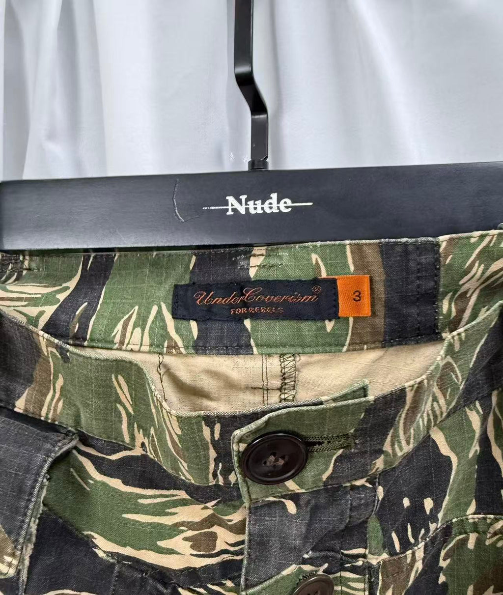 Undercover 05SS Reconstructed Tiger Camo Cargos
