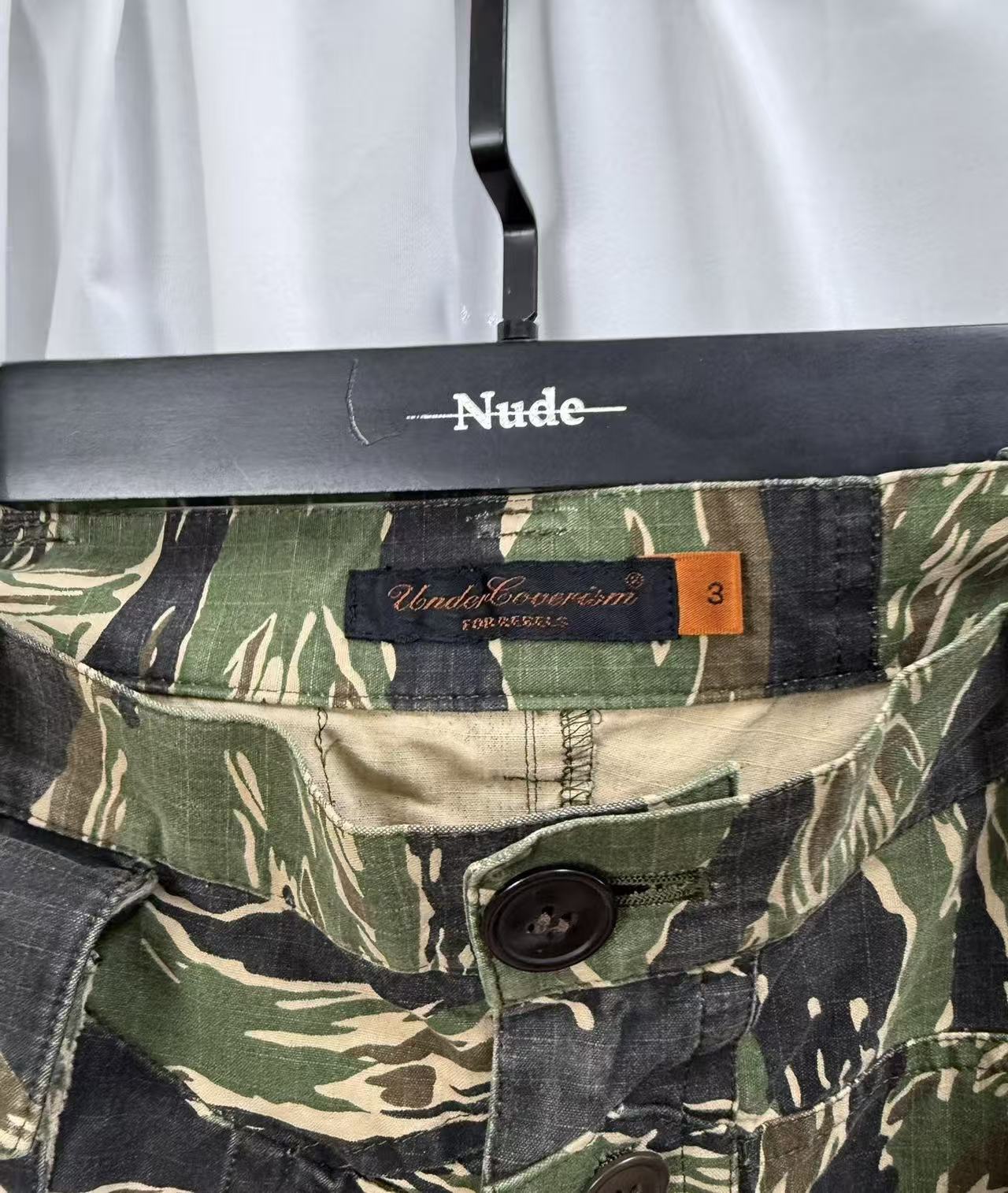 Undercover 05SS Reconstructed Tiger Camo Cargos