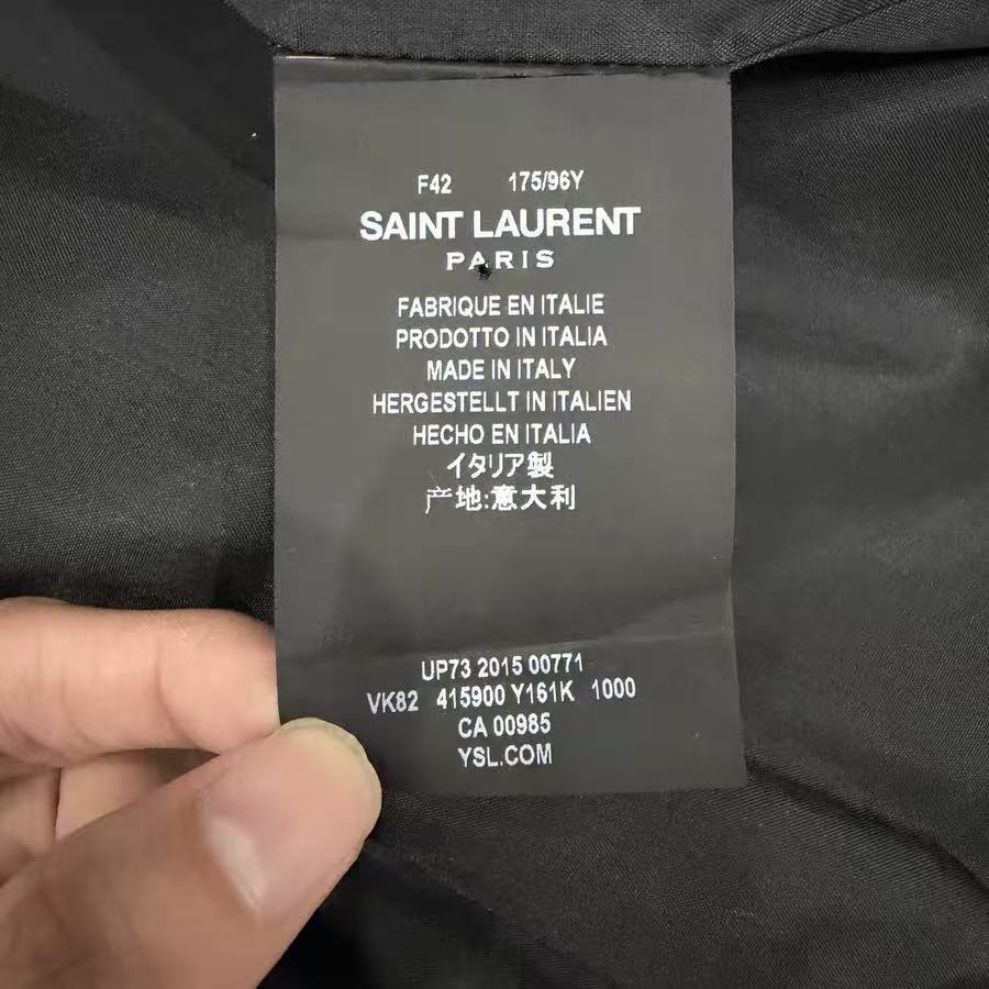 Saint Laurent 16SS Sequin Silk Jacker
