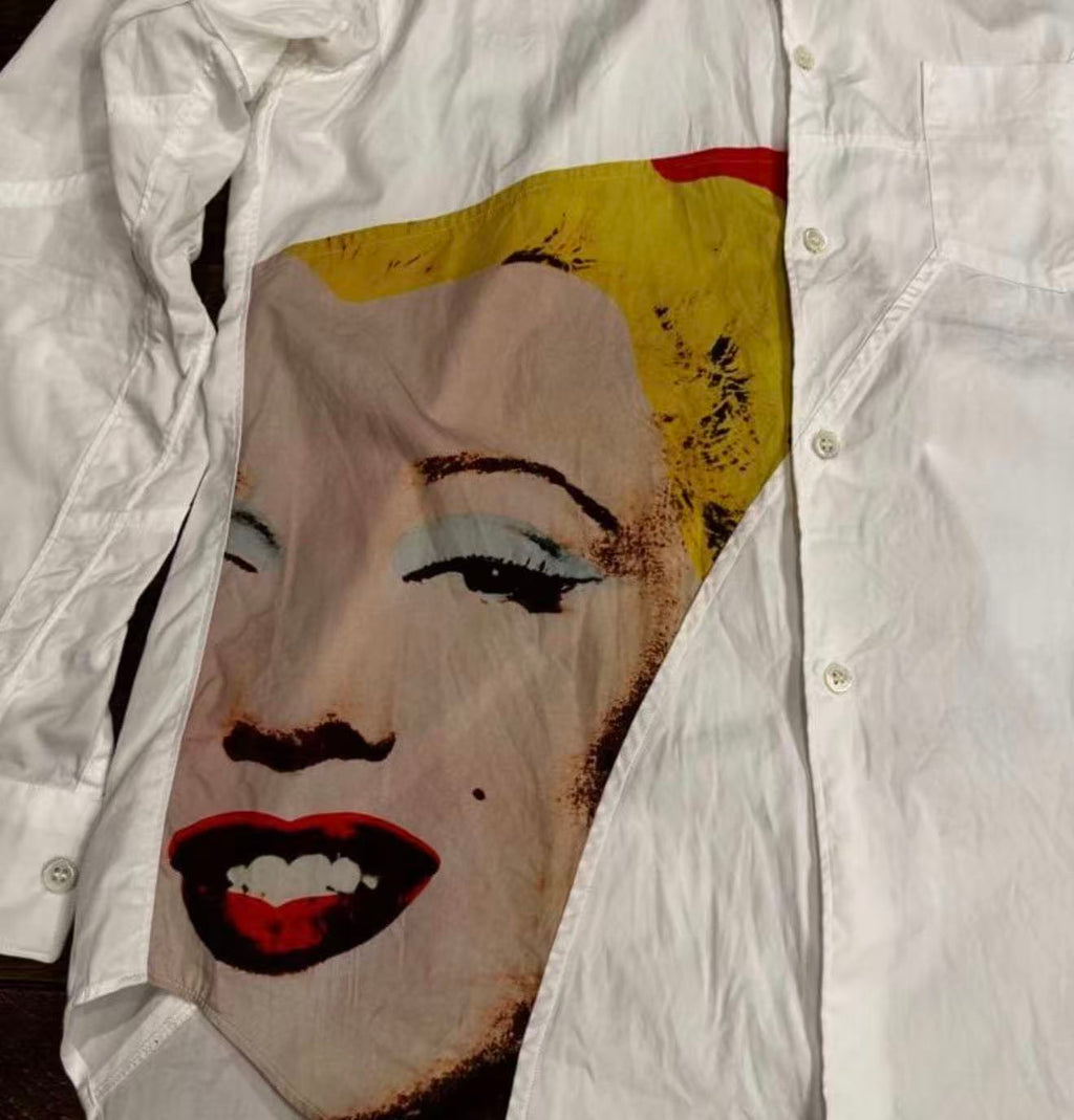 Comme Des Garcons SHIRT Andy Warhol Marilyn Monroe Shirt