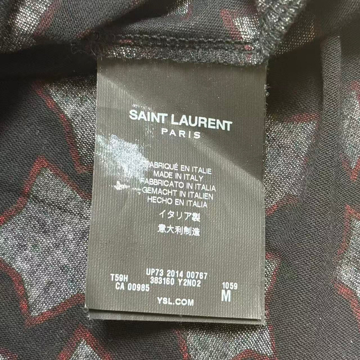 Saint Laurent 14SS Star Print Tee