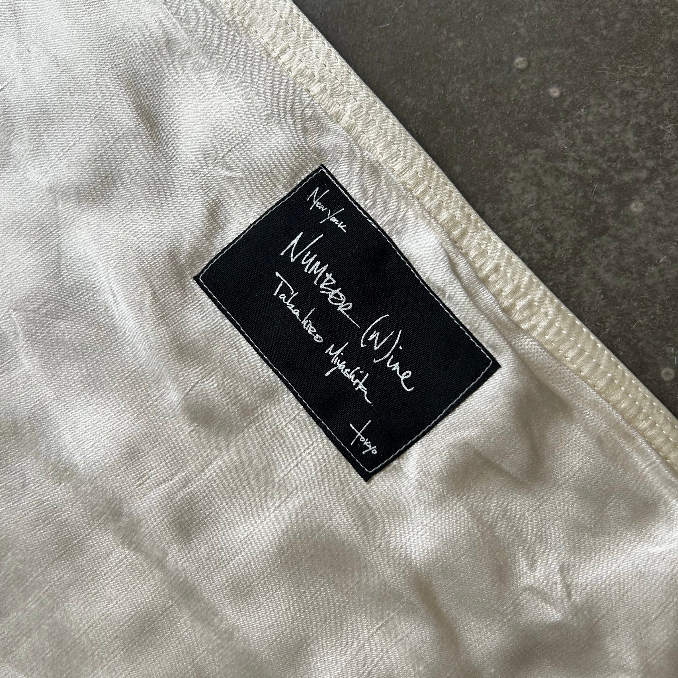 Number Nine 09SS The Lonesome Heroes Cape Jacket Suit