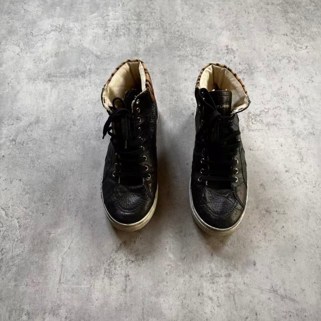 Saint Laurent Bad Lieutenant Hi Top Sneakers