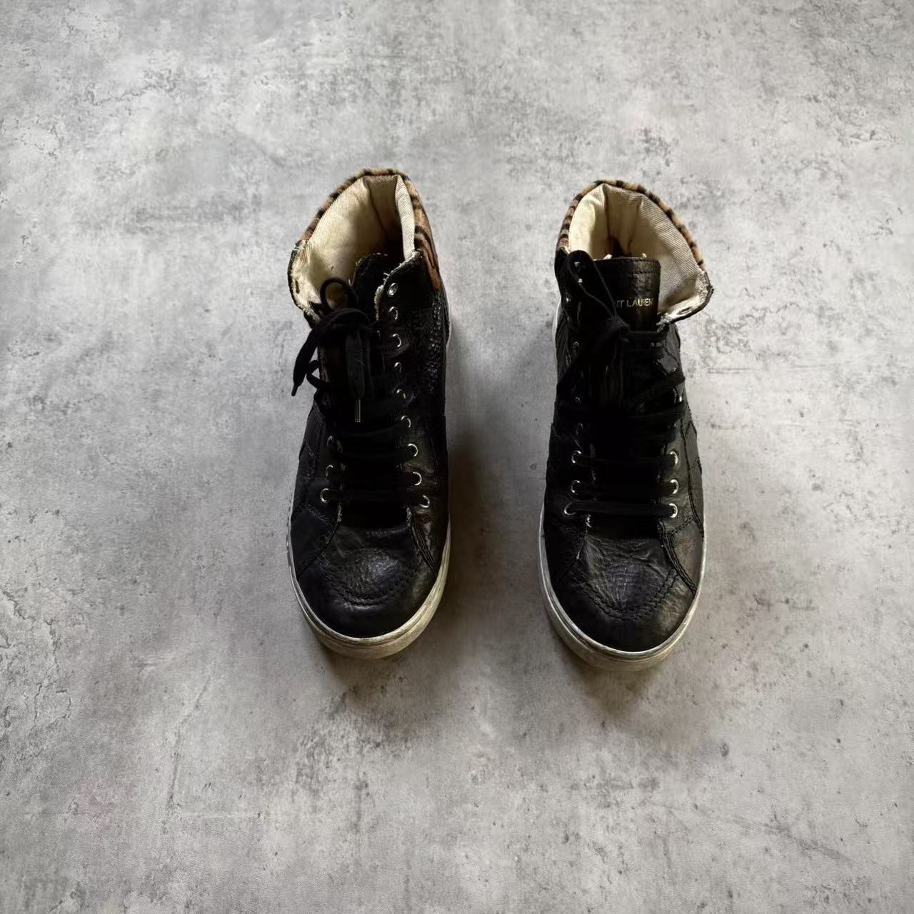 Saint Laurent Bad Lieutenant Hi Top Sneakers