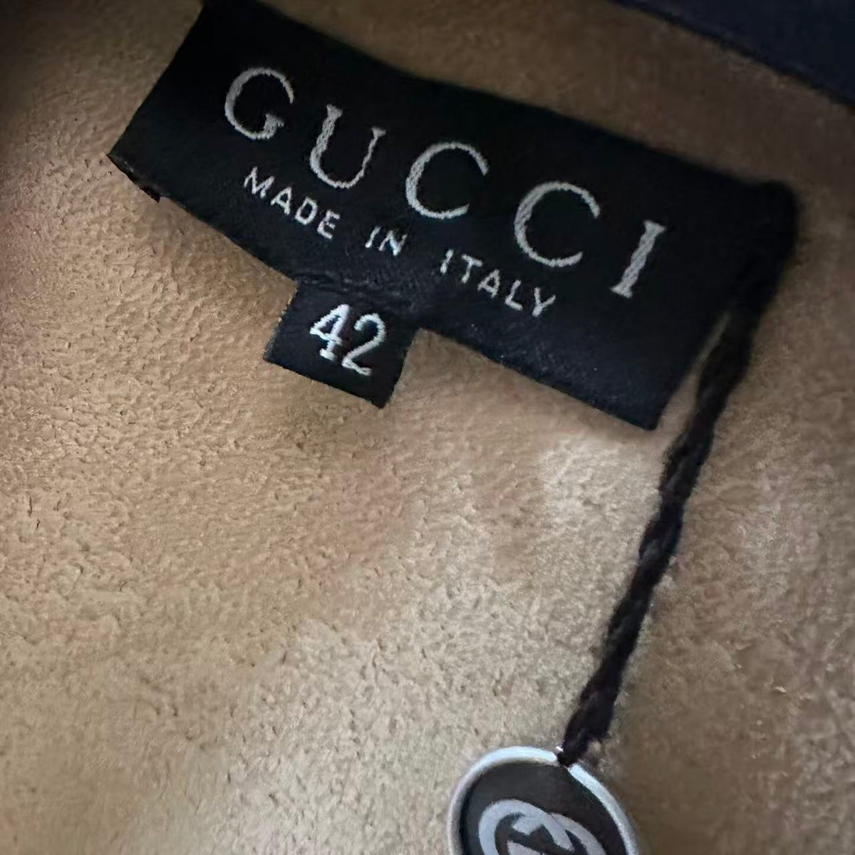 Gucci By Tom Ford 97SS Open‑Front Suede Coat