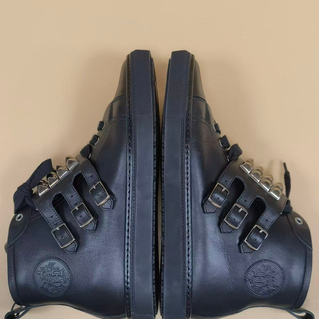 Hermes Studded Hi Top Sneakers