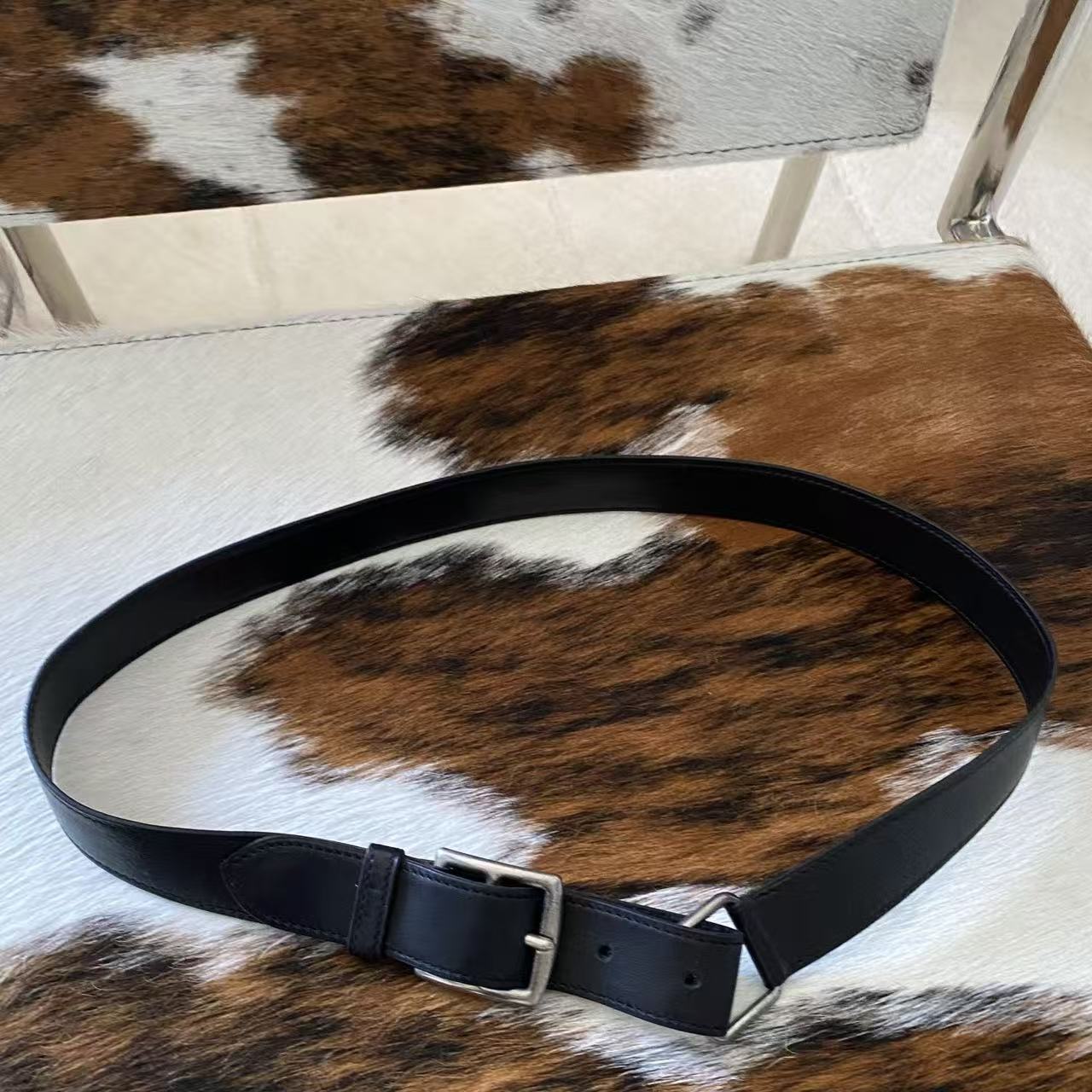 Hermes 00ss By Maison Margiela Leather Belt