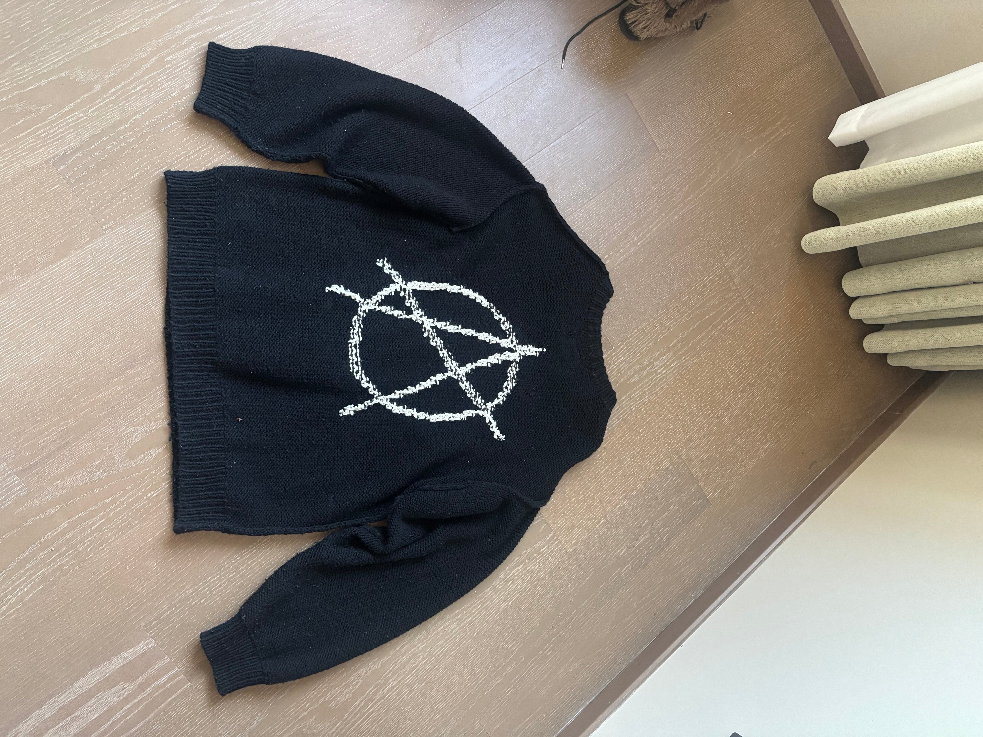 Doublet punk head knit sweater