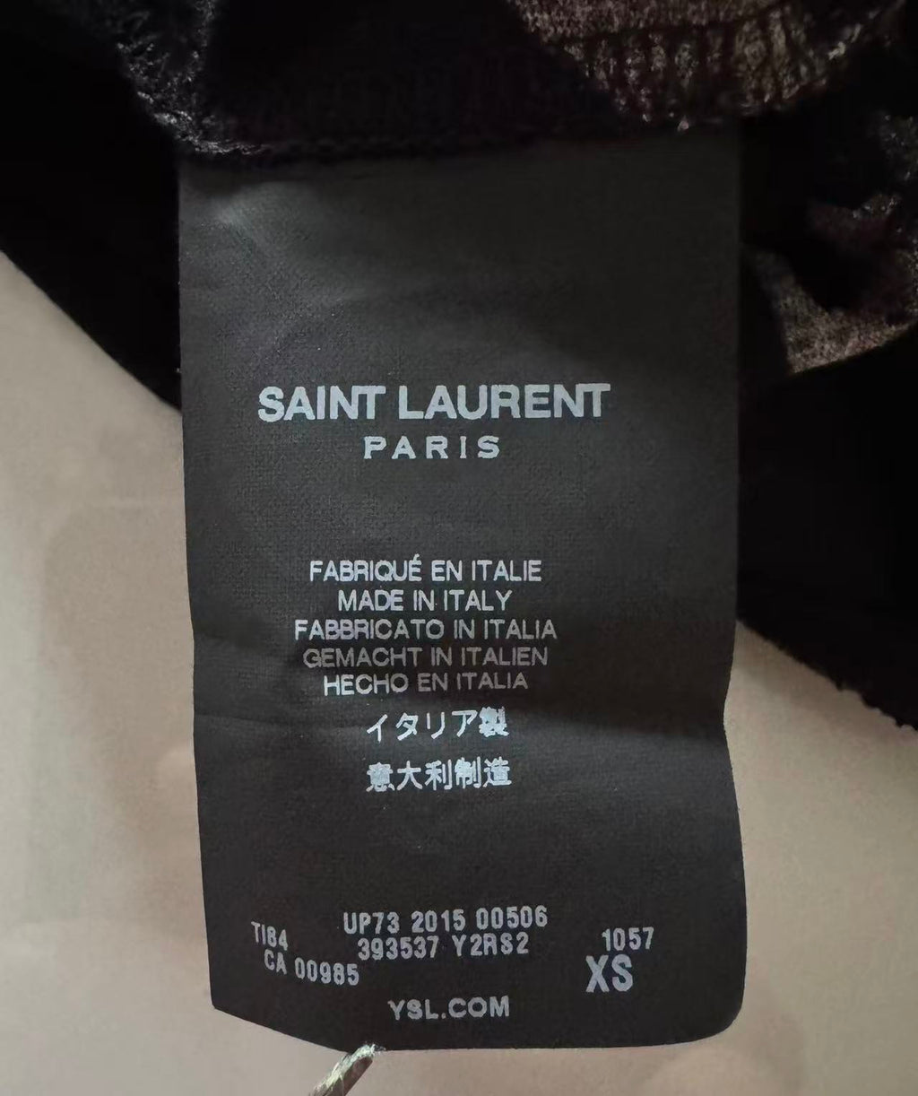 Saint Laurent Skull 15fw tee