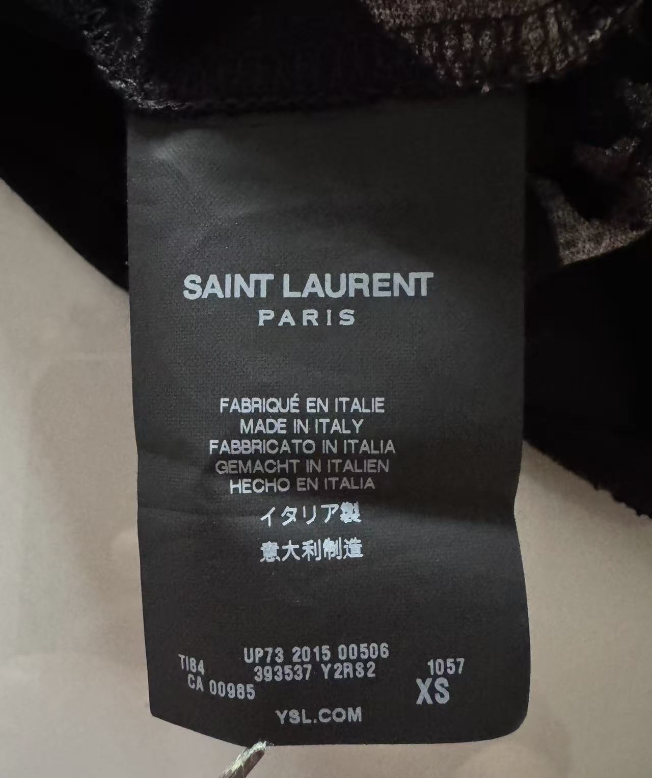 Saint Laurent Skull 15fw tee