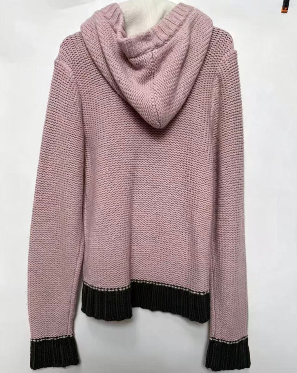 PRADA Knitted Zipper hoodie
