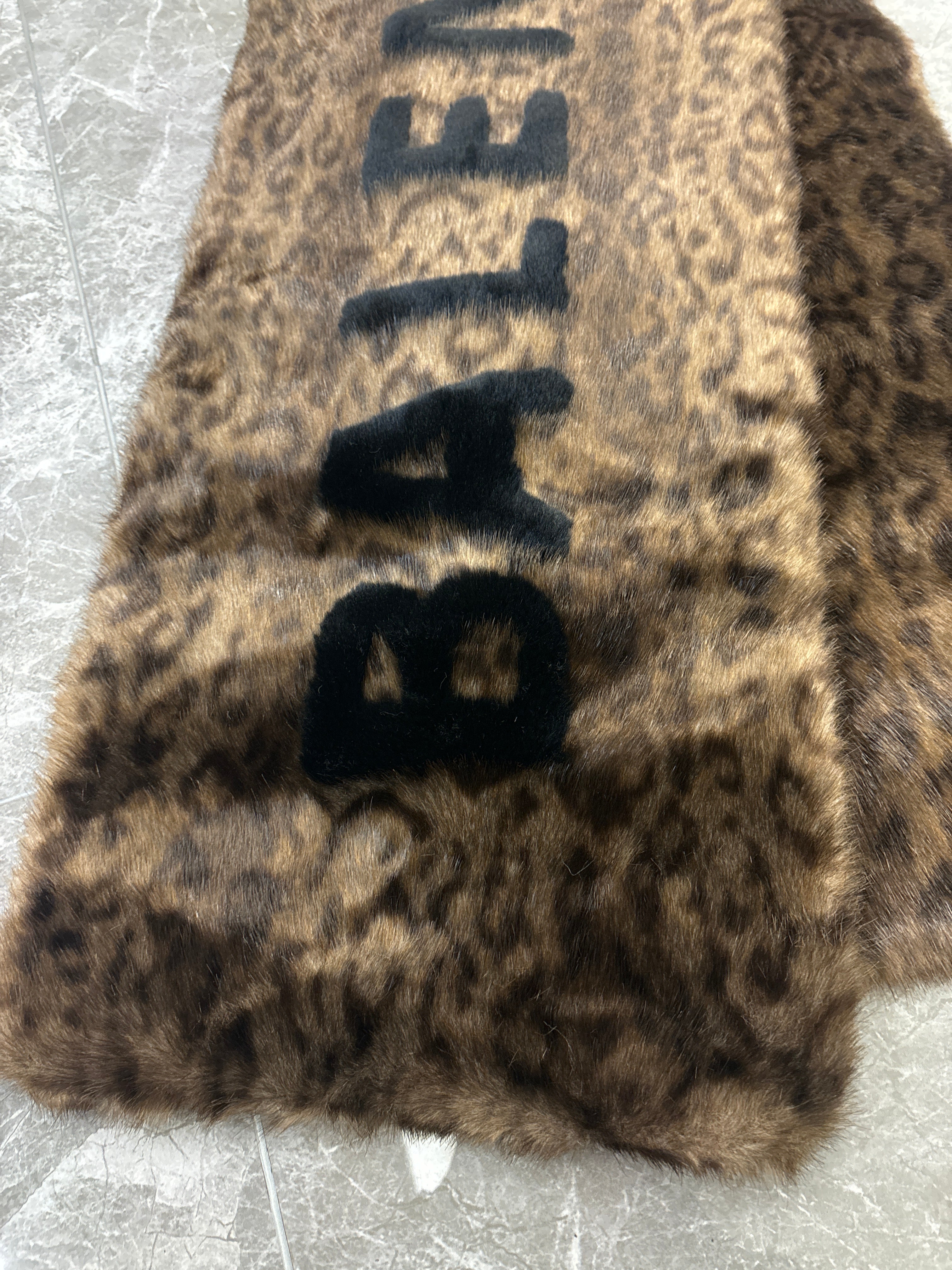 Balenciaga fur scarf