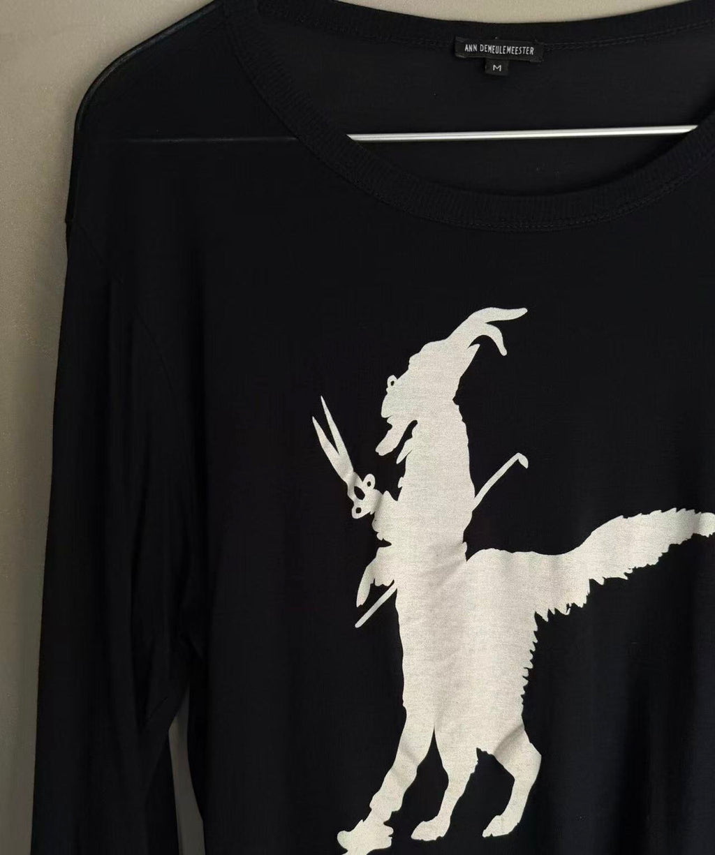 Ann demeulemeester 2007FW Barber Goat Long Sleeve Tee