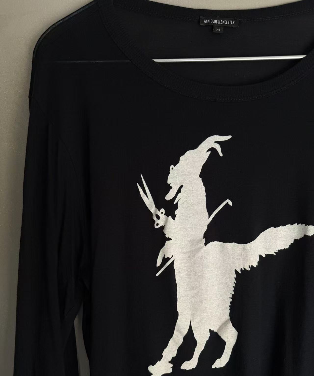 Ann demeulemeester 2007FW Barber Goat Long Sleeve Tee