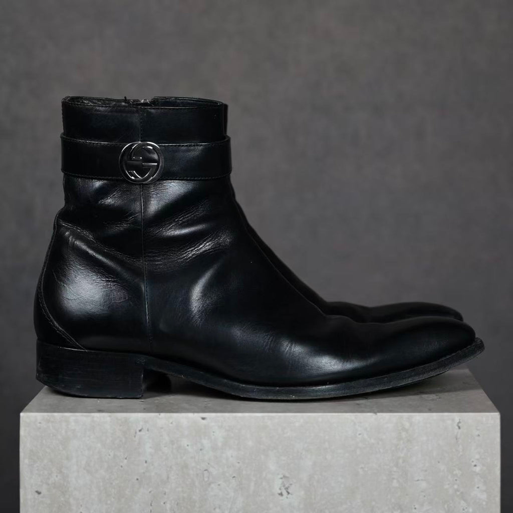 Gucci By Tom Ford Leather Boots