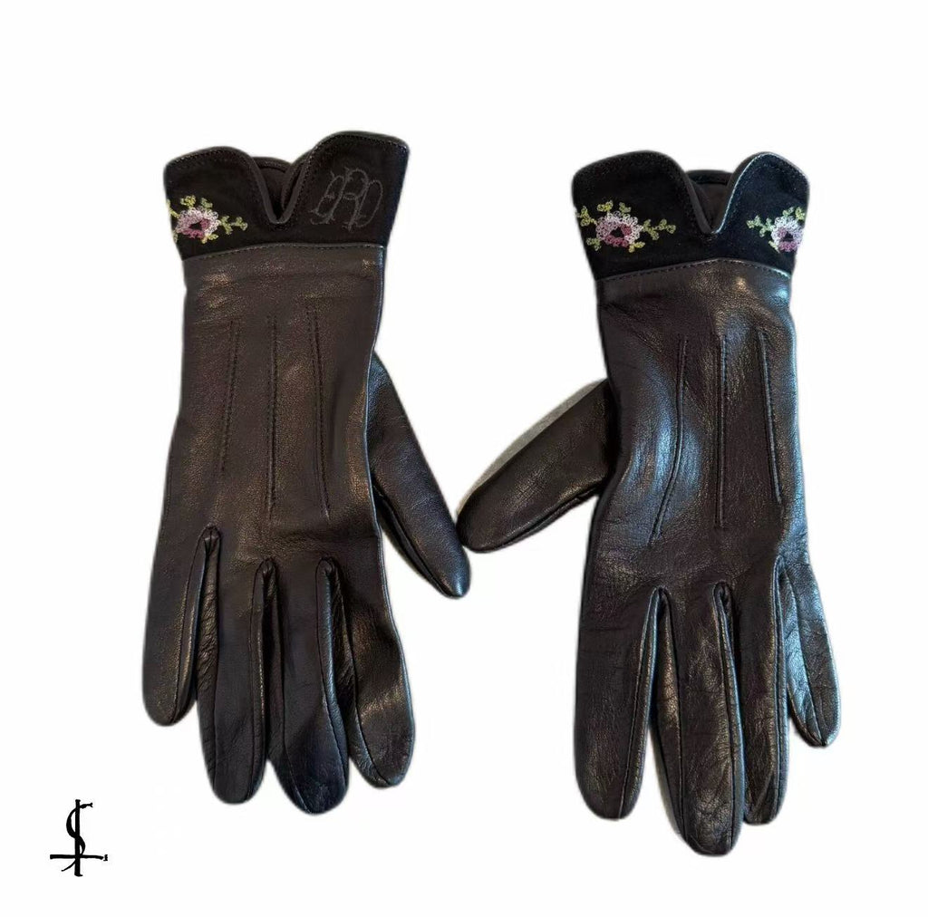 Enfants Riches Deprimes Rose Leather Gloves