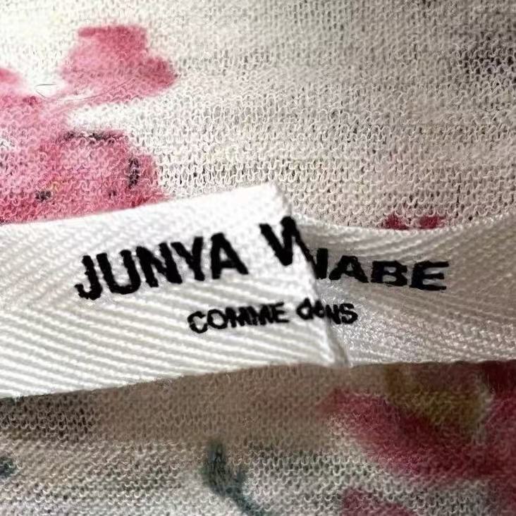 Junya Watanabe 2004AD Floral Cowl Neck Shirt