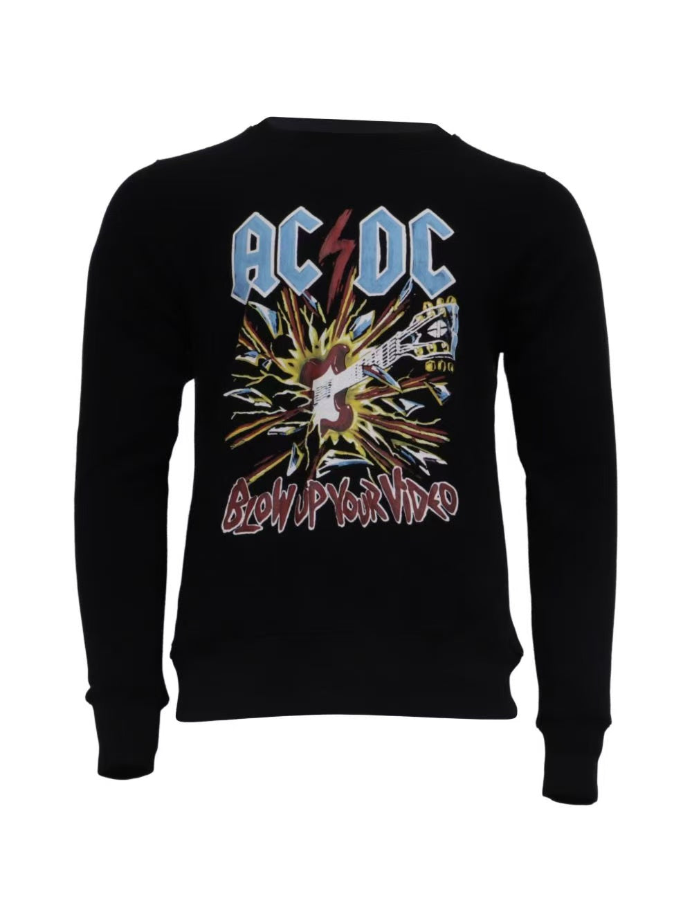 Gucci 18SS AC/DC Print Crewneck Sweatshirt