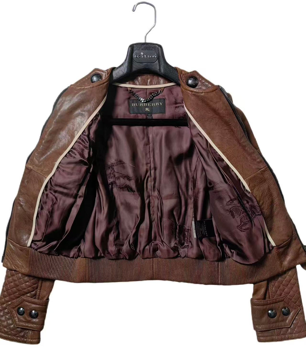 Burberry Utility Moto Leather Jacket