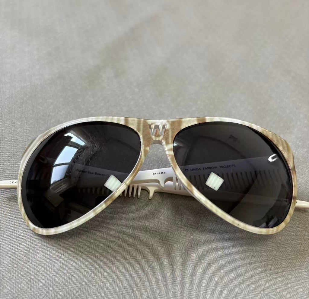 Walter Van Beirendonck Linda Farrow Comb Sunglasses