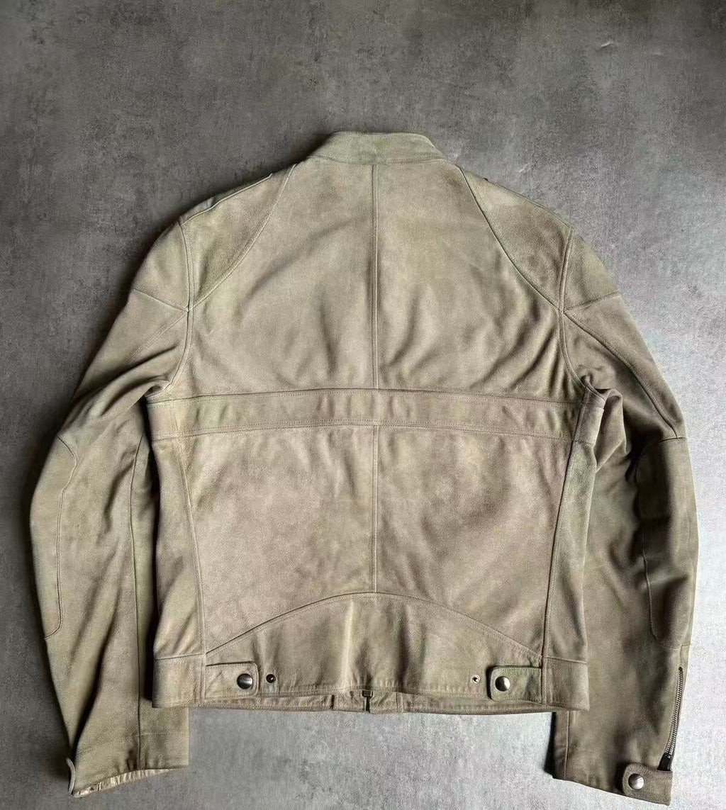 Gucci by Tom Ford FW2004 Suede Cafe Racer Jacket