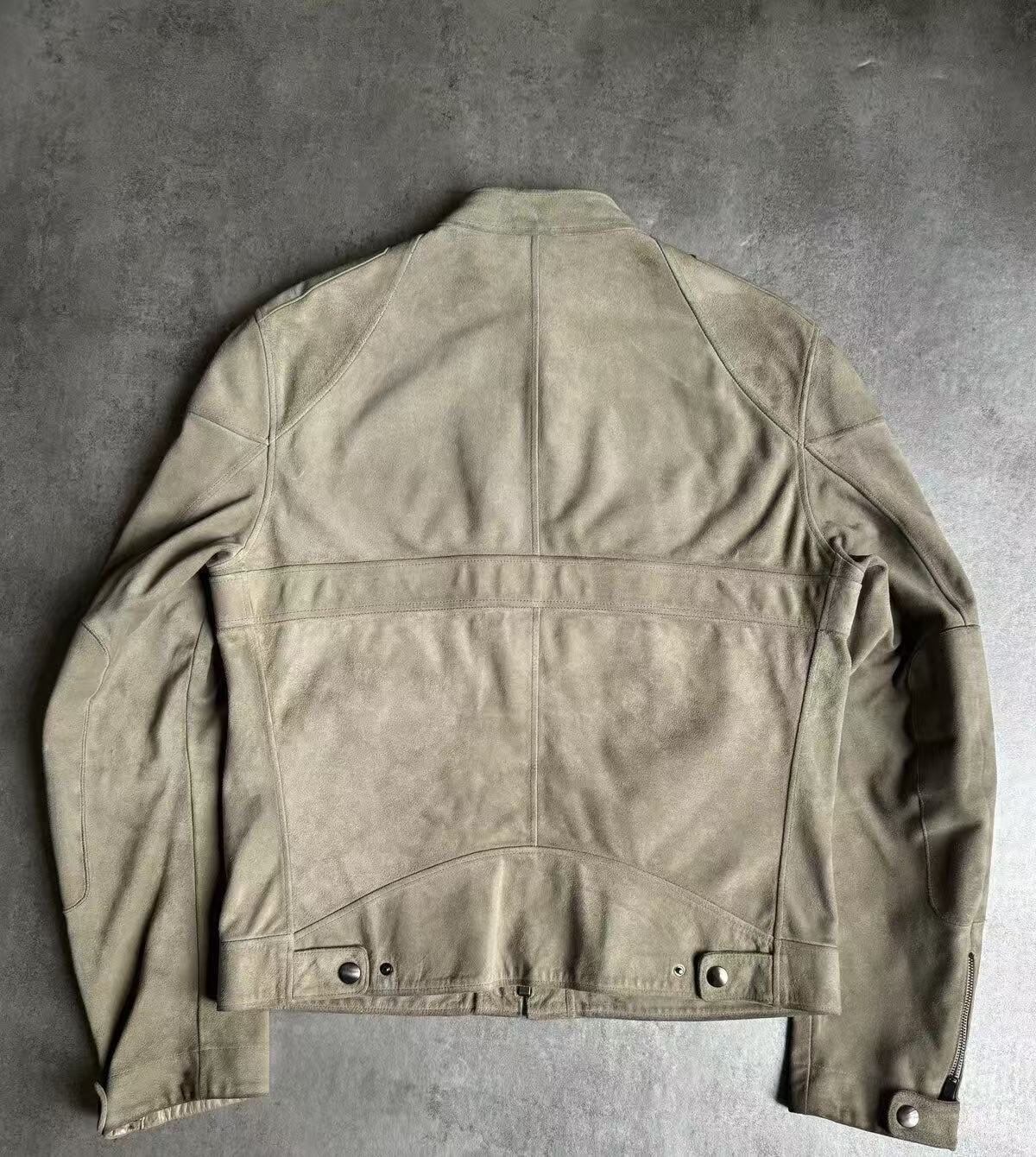 Gucci by Tom Ford FW2004 Suede Cafe Racer Jacket