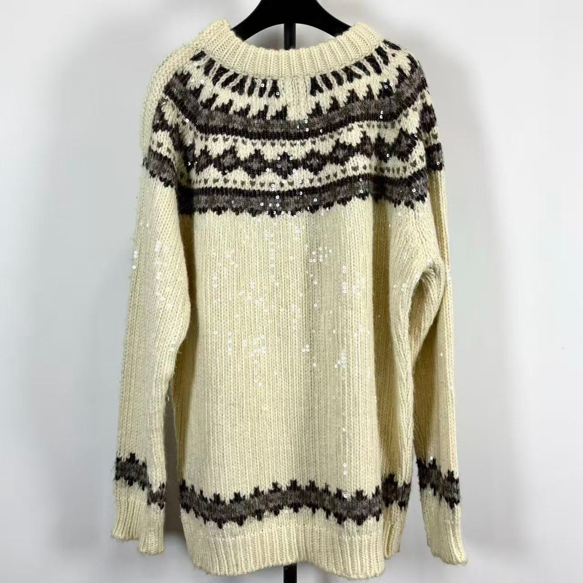 Saint Laurent 13FW Runway Sequin Sweater