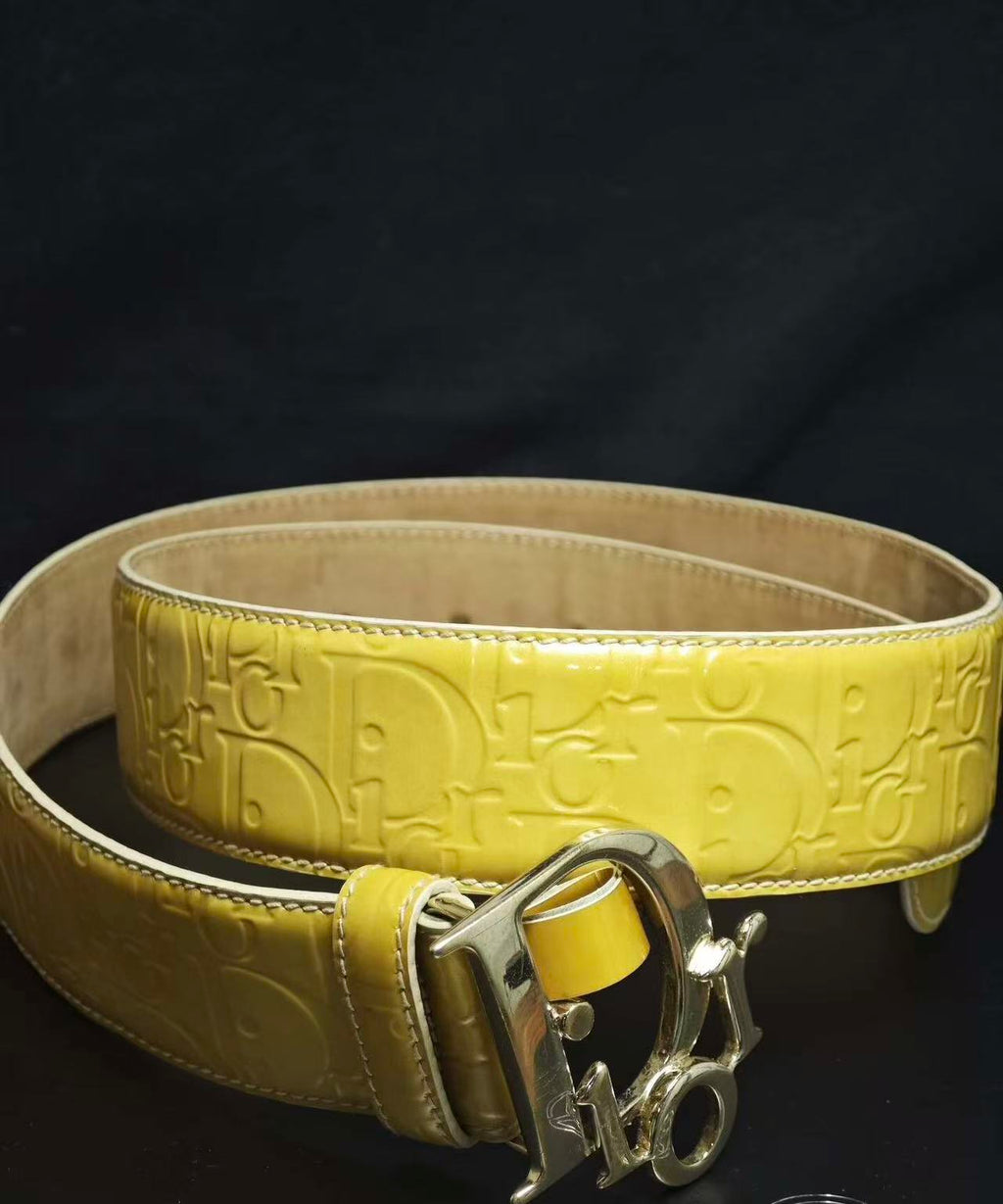 Christian Dior By John Galliano Leather Belt