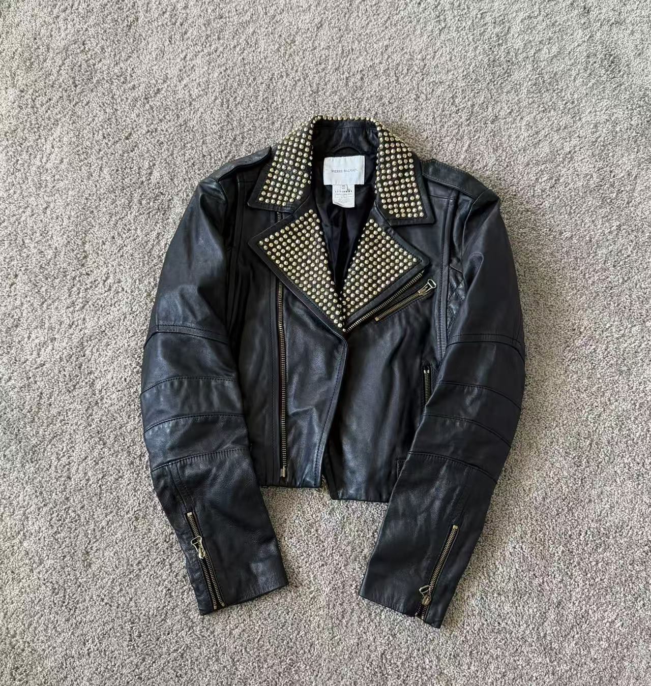 Balmain 00s Studded rider jacket