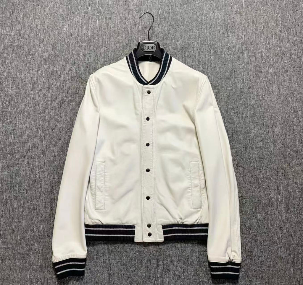 Dior Homme 05ss White Lambskin Three Wolf Jacket