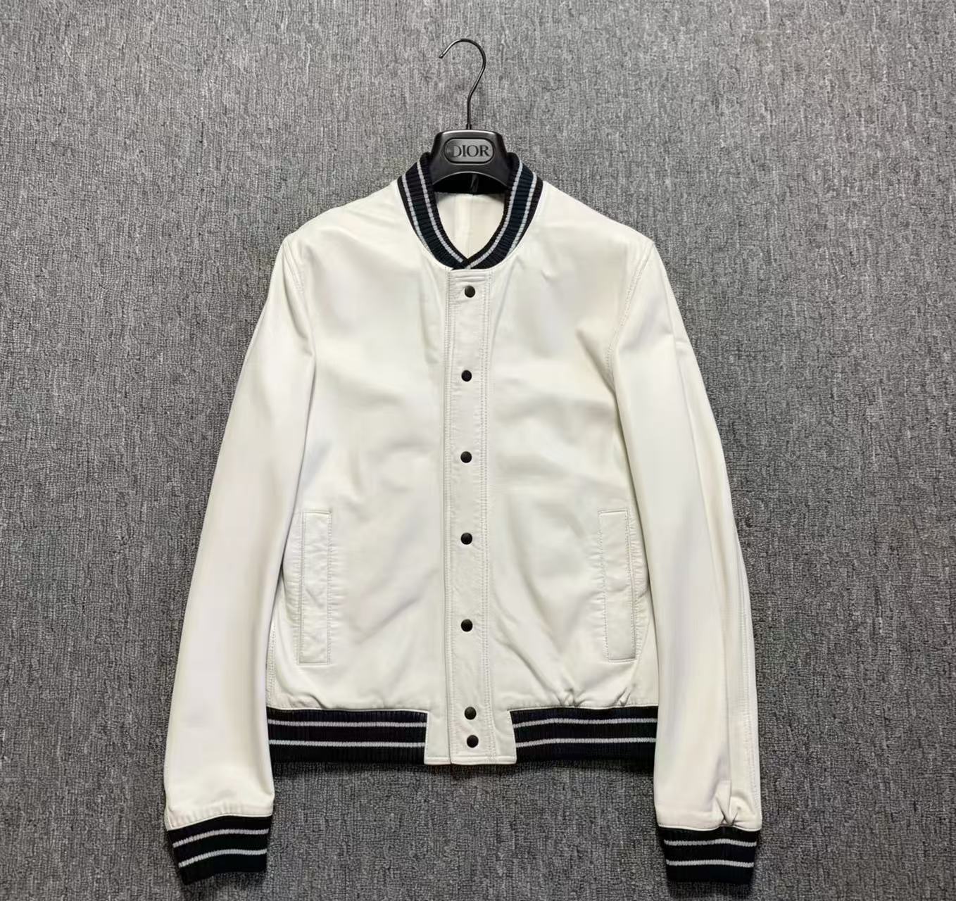 Dior Homme 05ss White Lambskin Three Wolf Jacket