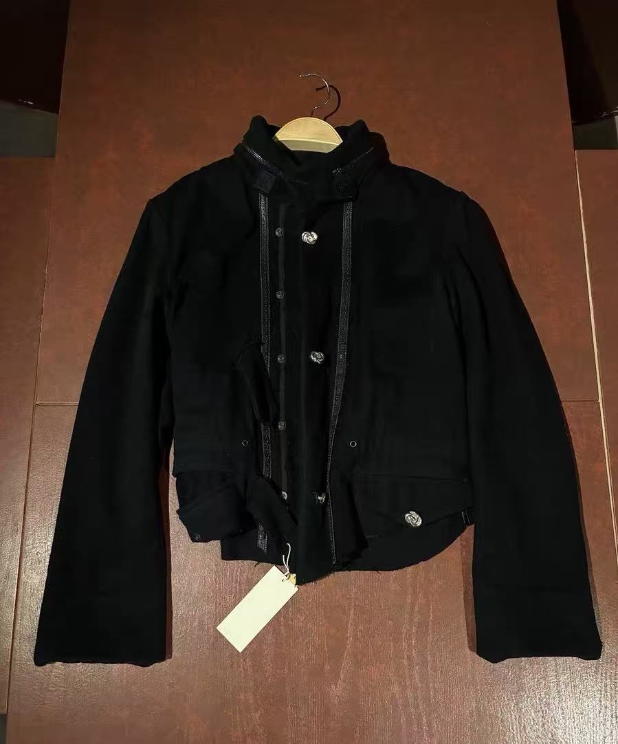 Number (N)ine Black Destroy Cotton Tailored Jacket